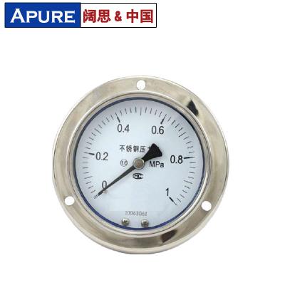 [APURE]可定制愛普爾不銹鋼壓力表