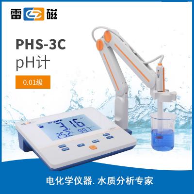 【雷磁】 酸度計(jì)ph計(jì)實(shí)驗(yàn)室高精度檢測儀 PHS-3C 臺式數(shù)顯【精度0.01】